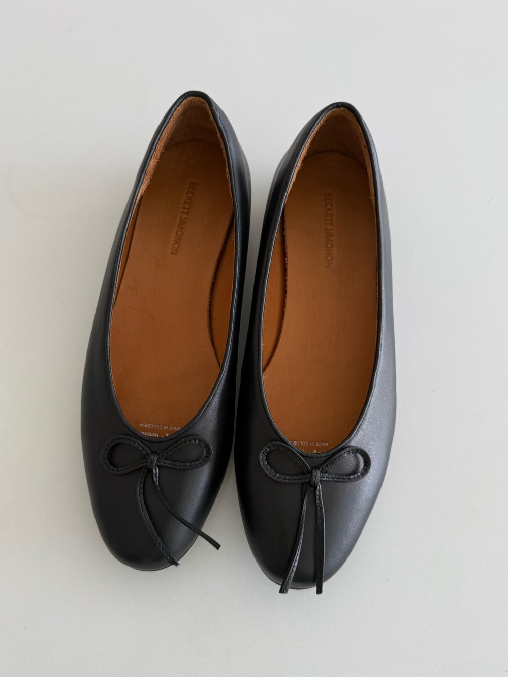 Beckett Simonon Mona Flats in Black NEW 7.5